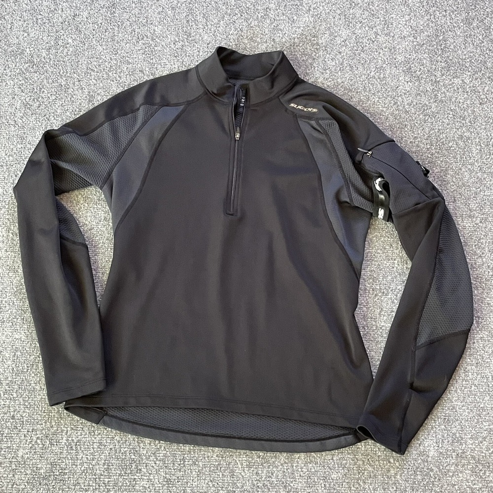 Sugoi Jacket‎ Womens Medium 1/4 Zip Pullover Cycling Running Stretch Performed